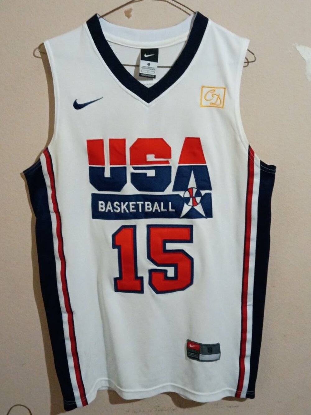 Earvin Magic Johnson #15 USA Basketball Jersey Nike Olympic Dream Team Sz Small